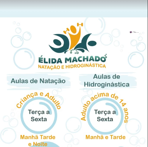 ÉLIDA MACHADO NATAÇÃO E HIDROGINÁSTICA
